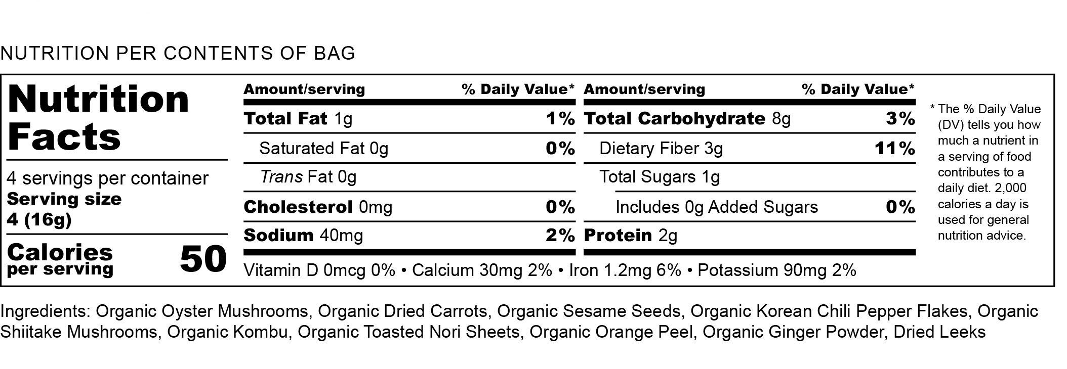 Nutrition Facts